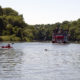 DSC_5785 canoes swimmers paddle boat Bob Zeilinger