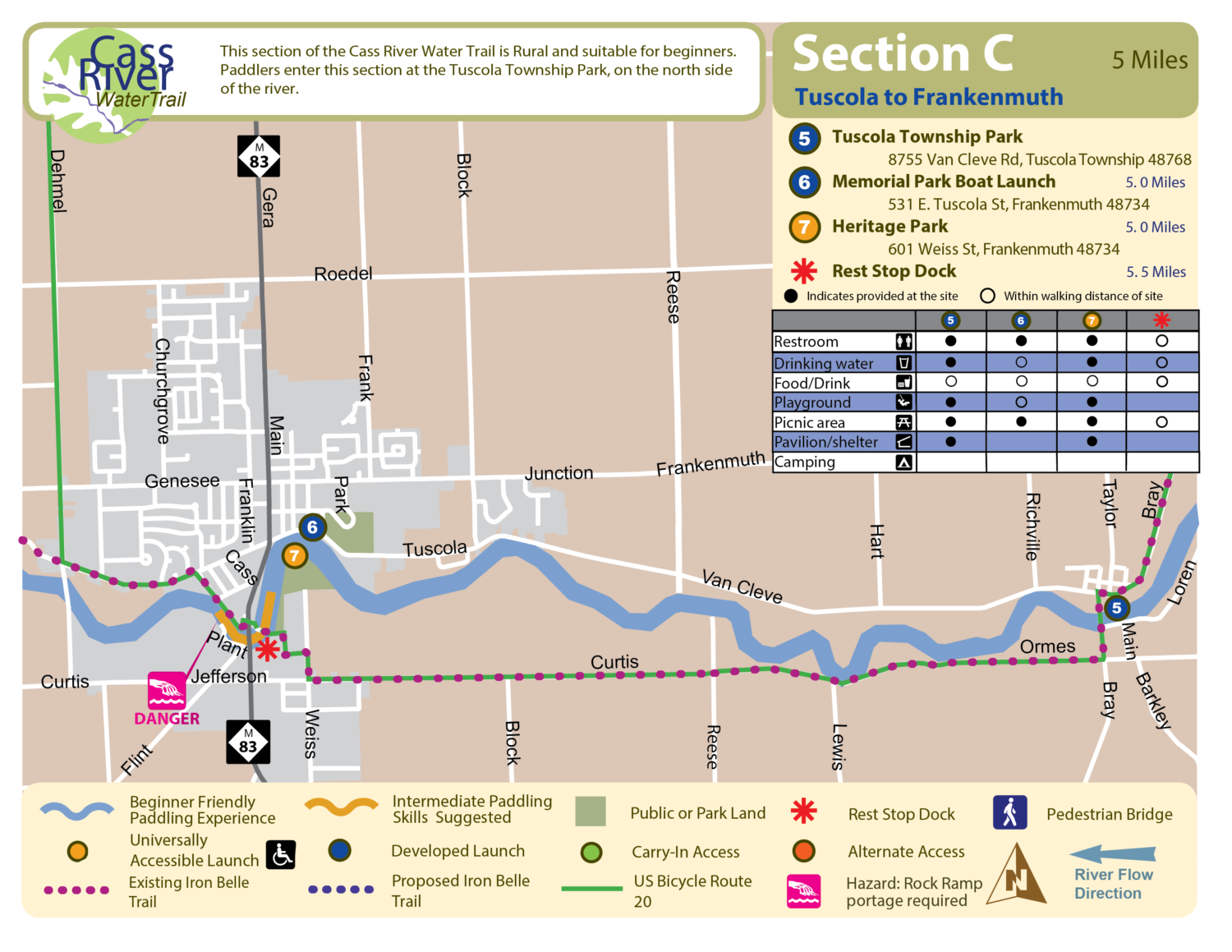 TuscolatoFrankenmuth Cass River Water Trail
